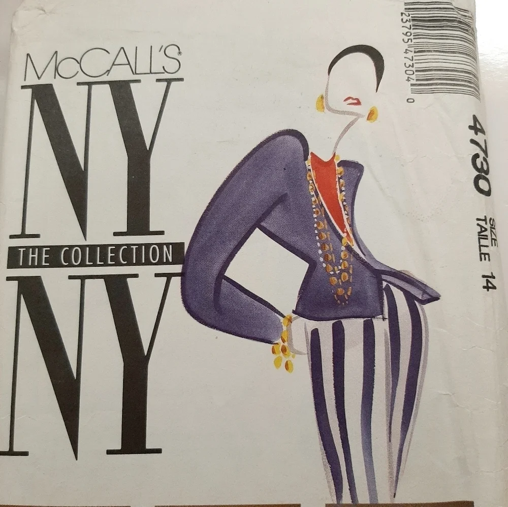 McCALL'S PATTERN 4730